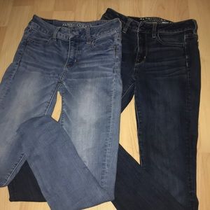 2 Pairs of American Eagle Jeggings